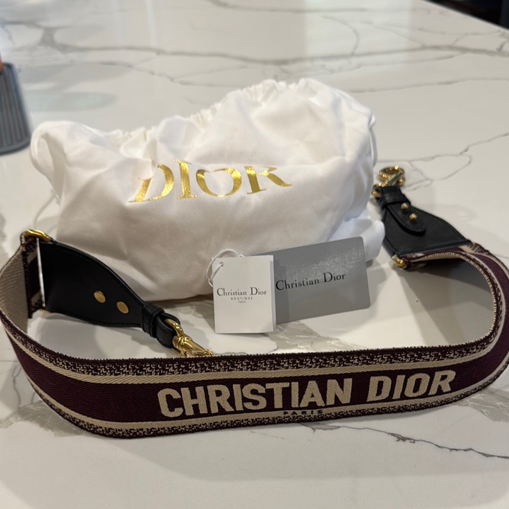 Authentic Dior handbag strap